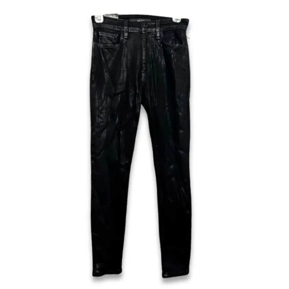 Joe's JeansHigh Rise Ankle Skinny Black Denim 24 NWT Premium Fit Classic Stretch